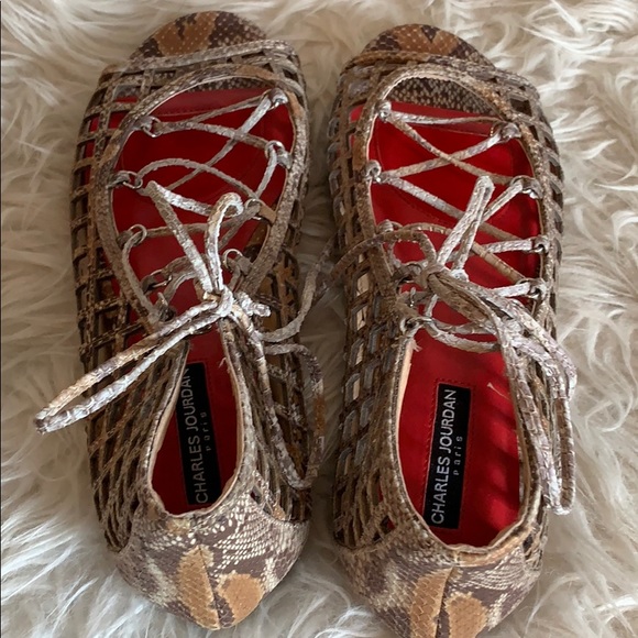 COPY - Charles Jourdan Paris sandals, size 10, New. - Picture 3 of 4